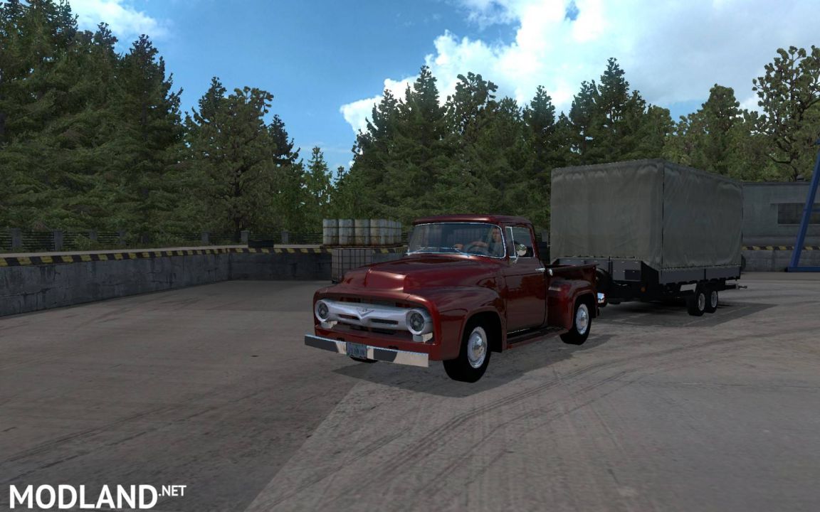 Ford F-100 1956 v 1.1 mod for ATS 
