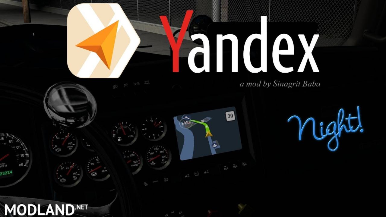 Yandex Navigator Night Version