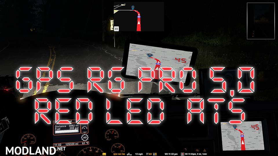 GPS RG  PRO 5,0 RED LED  ATS