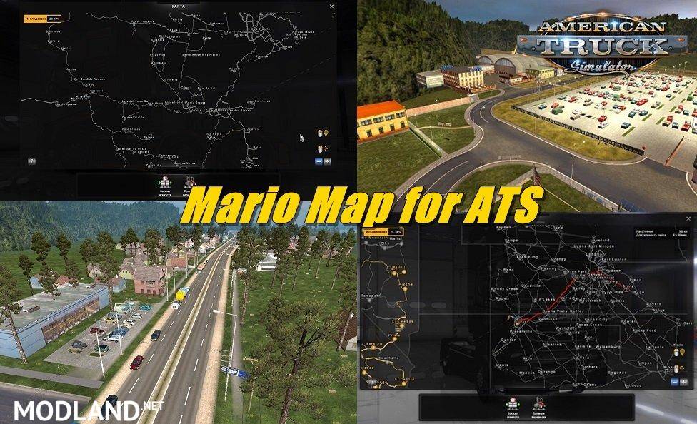 Mario Map for ATS (Сompatible DLC New Mexico) [1.29.x] 