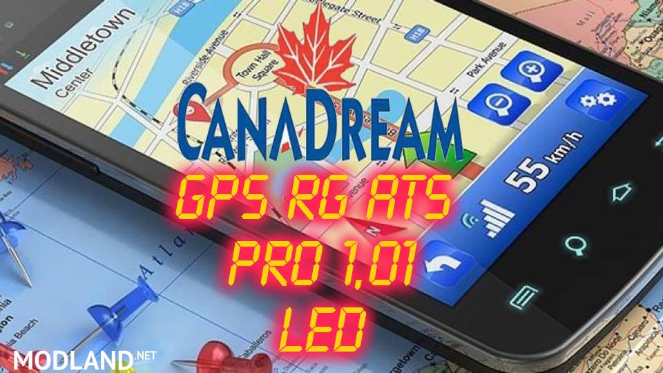 GPS RG ATS PRO 1,01 Led CanaDream 