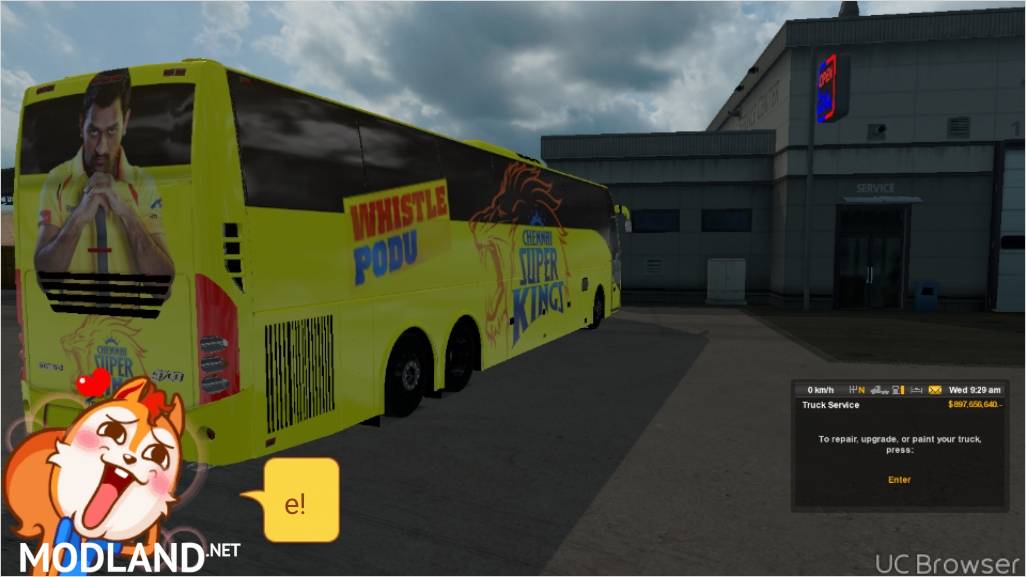 Ipl skinned Volvo 9700 bus for ats (1.6x)