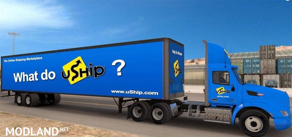 uShip Combo Pack – Peterbilt 579 skin and trailer