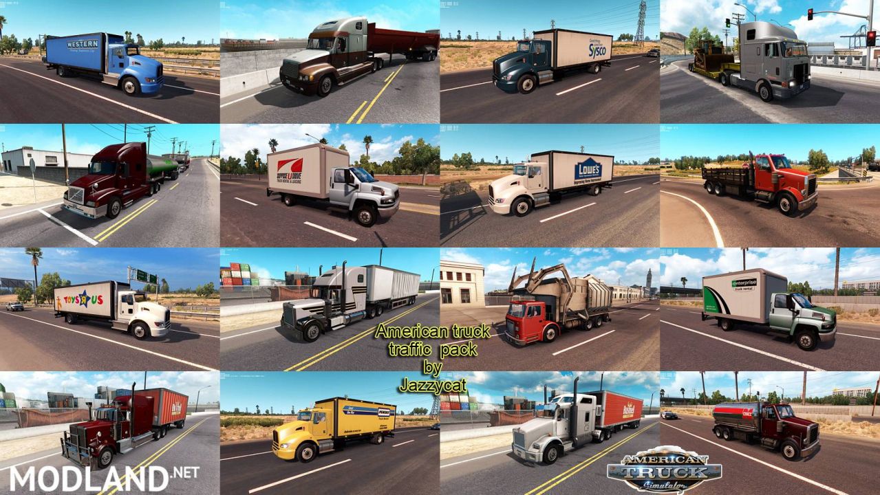 Truck Traffic Pack by Jazzycat