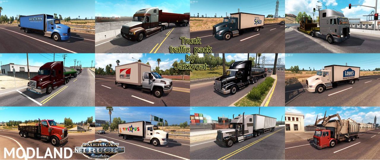 Truck Traffic Pack by Jazzycat