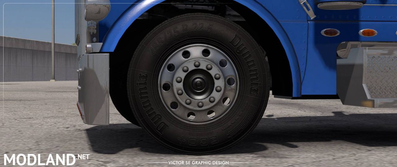 Dark Textures for Stock Truck & Owned Trailers Tires