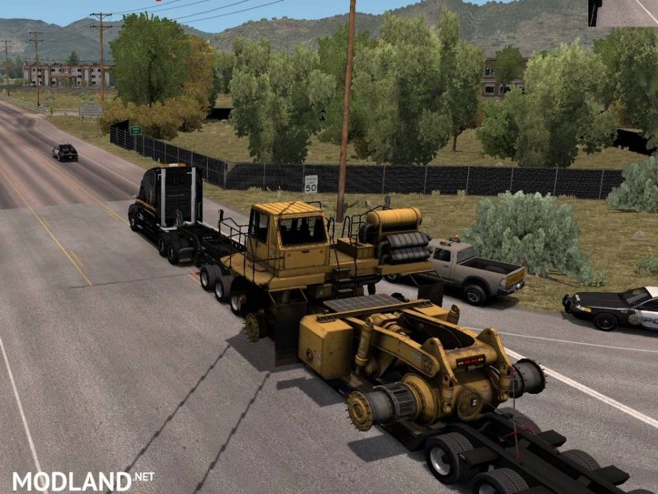 6x6 Heavy-Fast Chassis for KITT, 100T at road speeds or 400+ kph empty, ATS 1.37