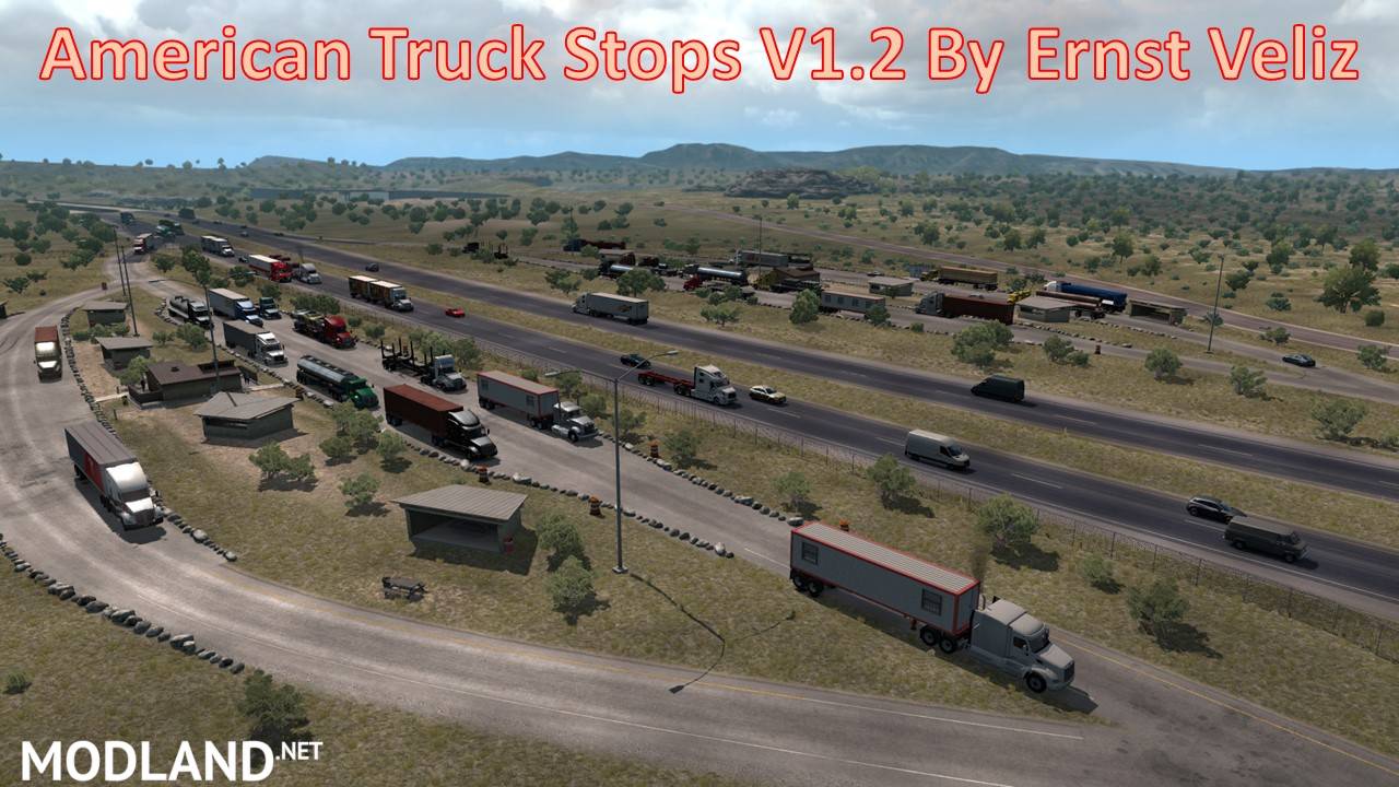 American Truck Stops v1.2 By Ernst Veliz