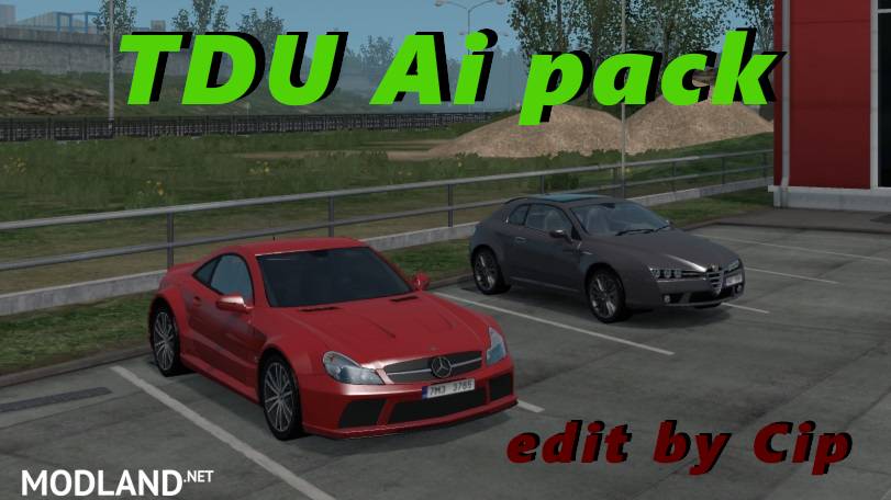 TDU Traffic Pack ATS 1.33 edit by Cip + Sounds (v 1.1)