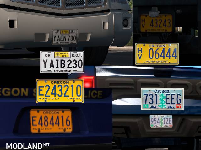 Improved licence plates