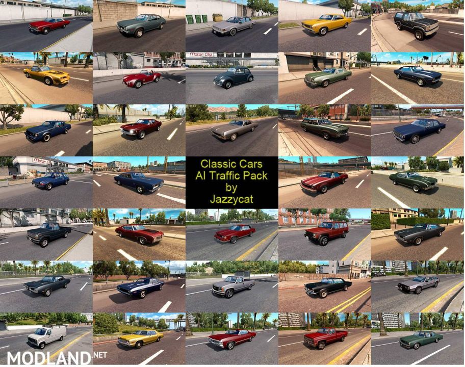 Classic Cars AI Traffic Pack by Jazzycat