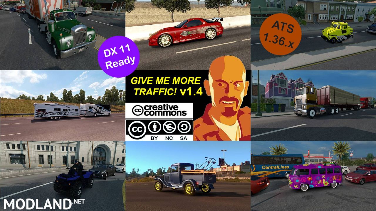 GIVE ME MORE TRAFIC!!! v4.0 ATS 1.36.x DX11