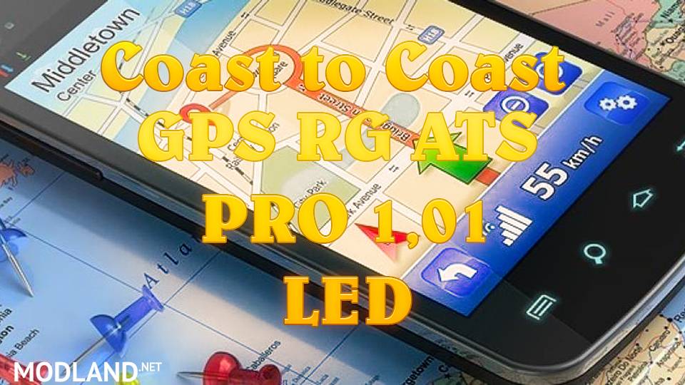 GPS RG ATS PRO 1,01 Led Coast to Coast