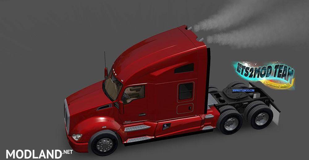 Kenworth T680 with smoke & AI Traffic