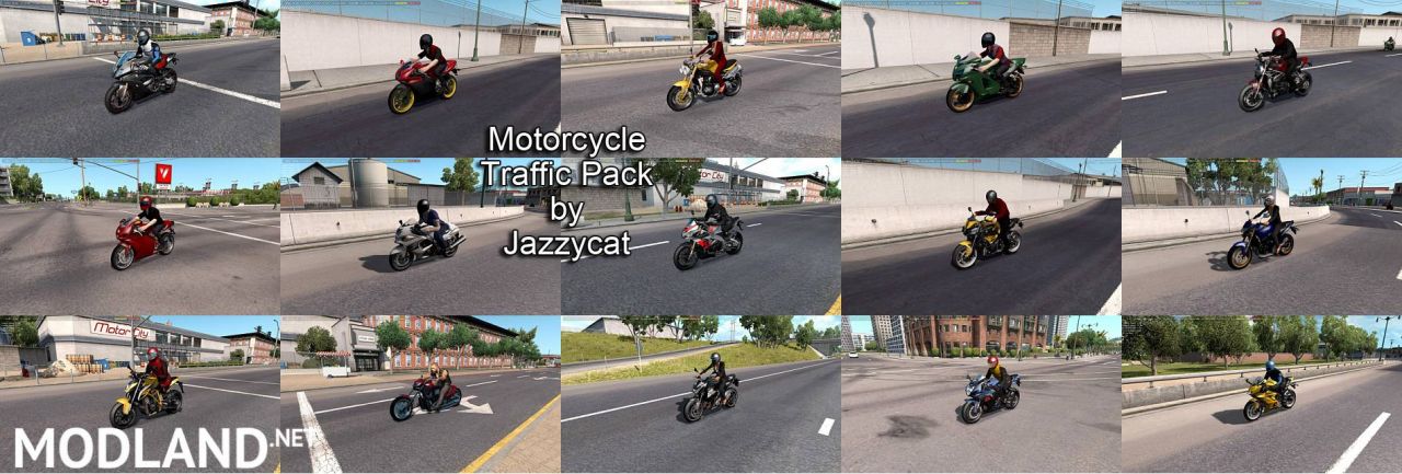 Motorcycle Traffic Pack by Jazzycat