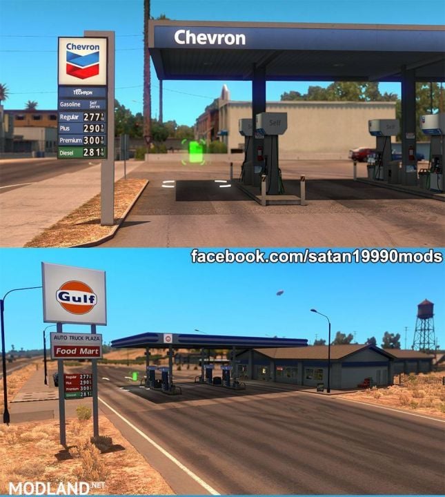Real gas stations