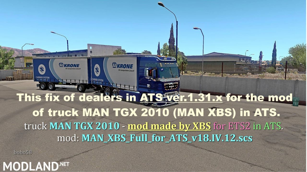 fix of dealers for MAN TGX 2010 in ATS 1.31.x