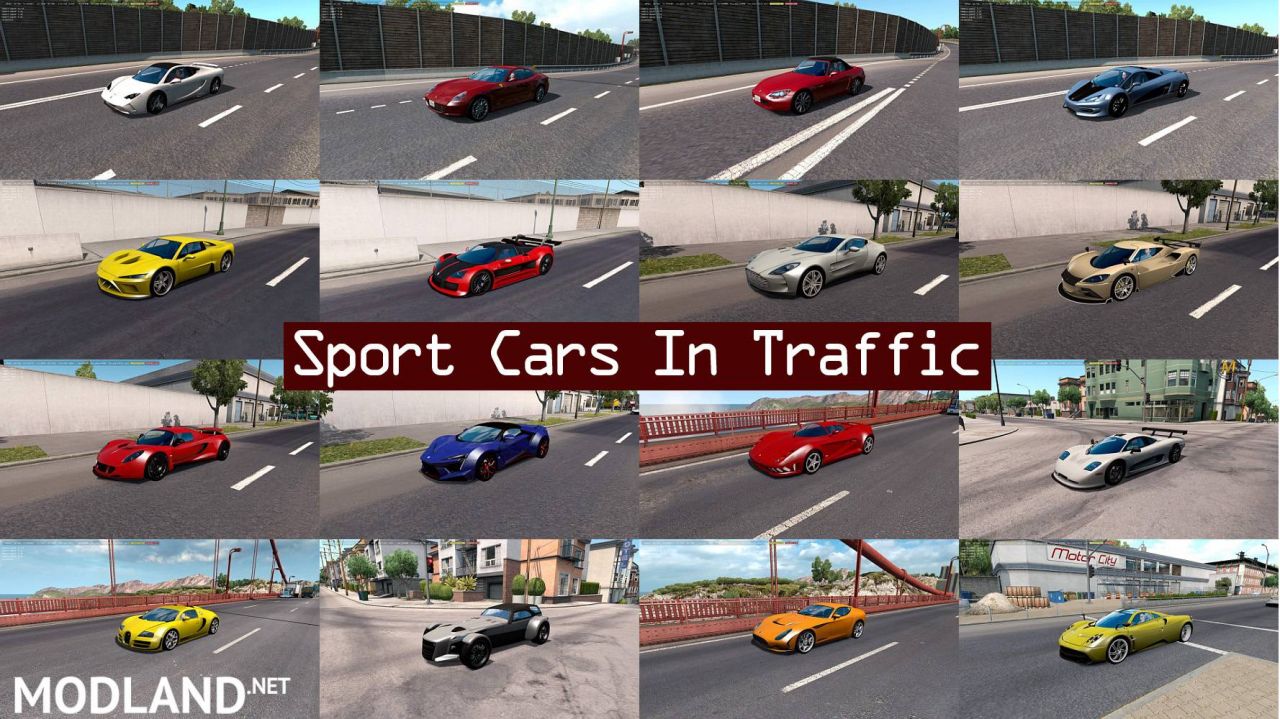 Sport Cars Traffic Pack by TrafficManiac