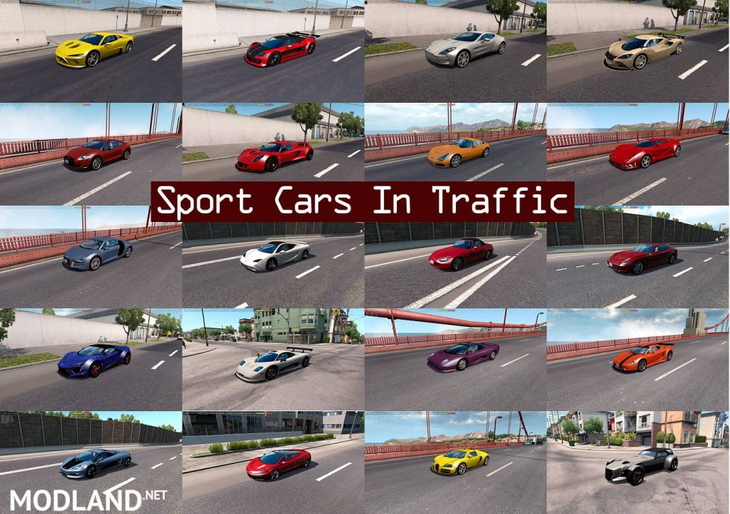 Sport Cars Traffic Pack by TrafficManiac