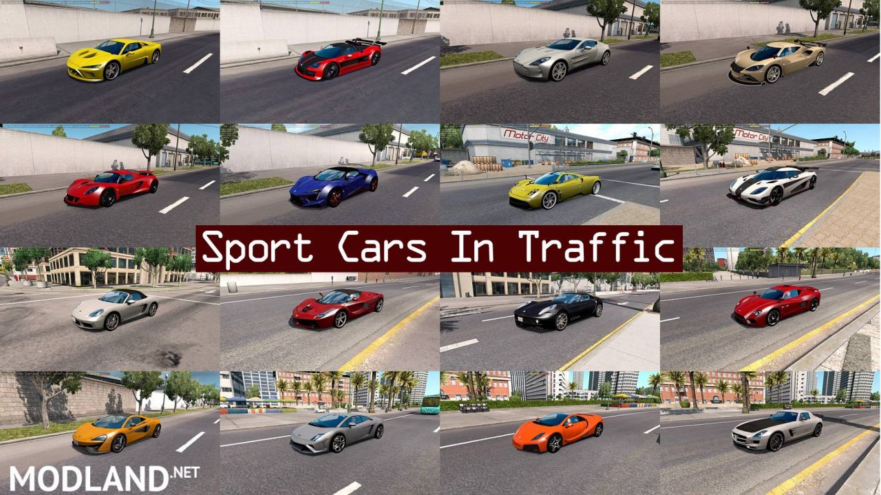 Sport Cars Traffic Pack by TrafficManiac