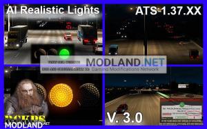 AI Realistic lights V. 3.0 For ATS 1.37.x