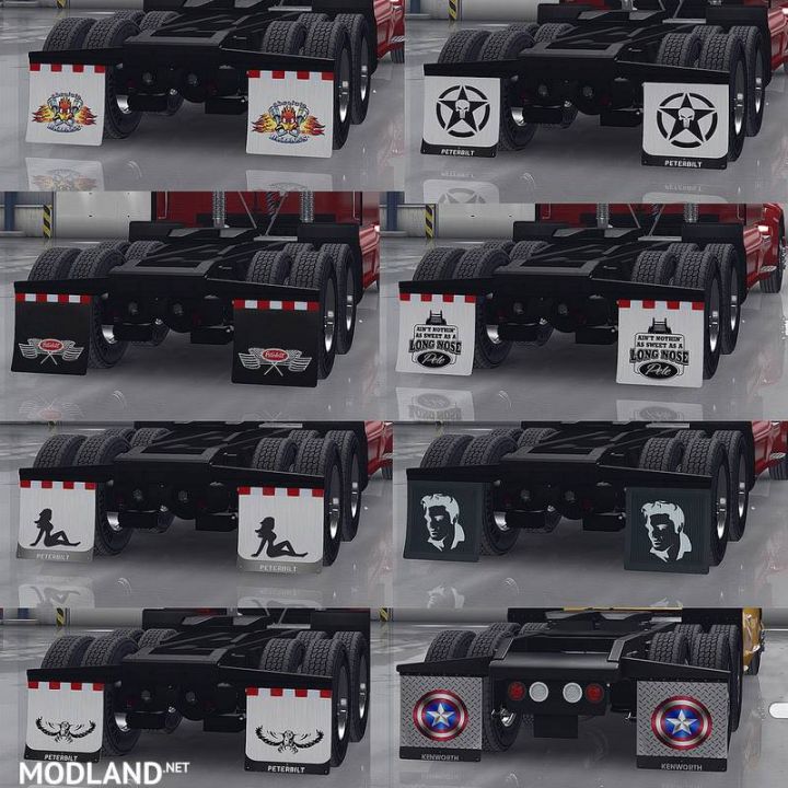 HD Mudflaps Pack for ATS v 1.2 by Aradeth