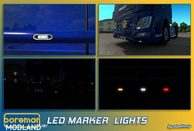 [ATS/ETS] Boreman LED Marker Lights