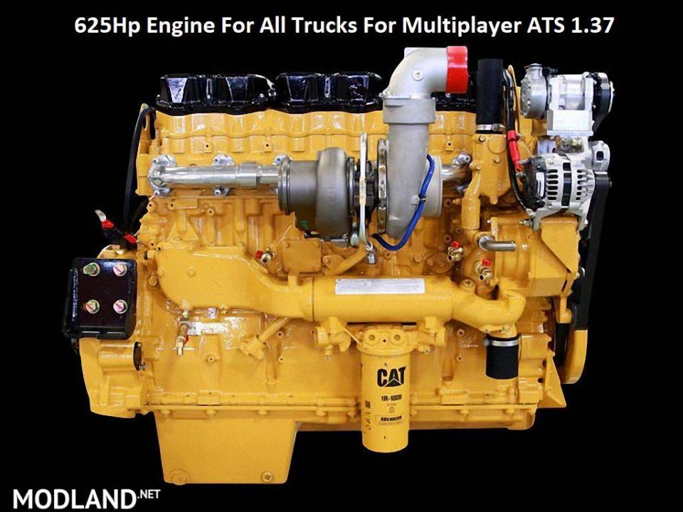 625Hp Engine For All Trucks For Multiplayer ATS 1.37