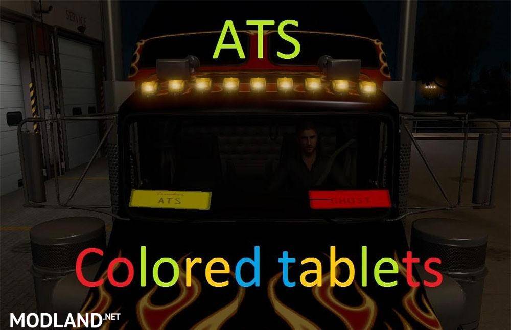 ATS Colored tablets Kenworth w900