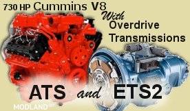 Fictional Cummins V8 and Overdrive Transmissions Pack