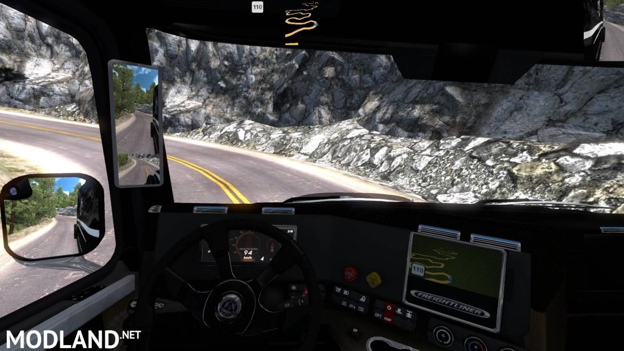 ATS 1.38 - Speed run, 6x4 Fast chassis for Freightliner Knight Rider mods