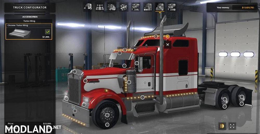 Long Frame For w900 daycab + wing unlocked