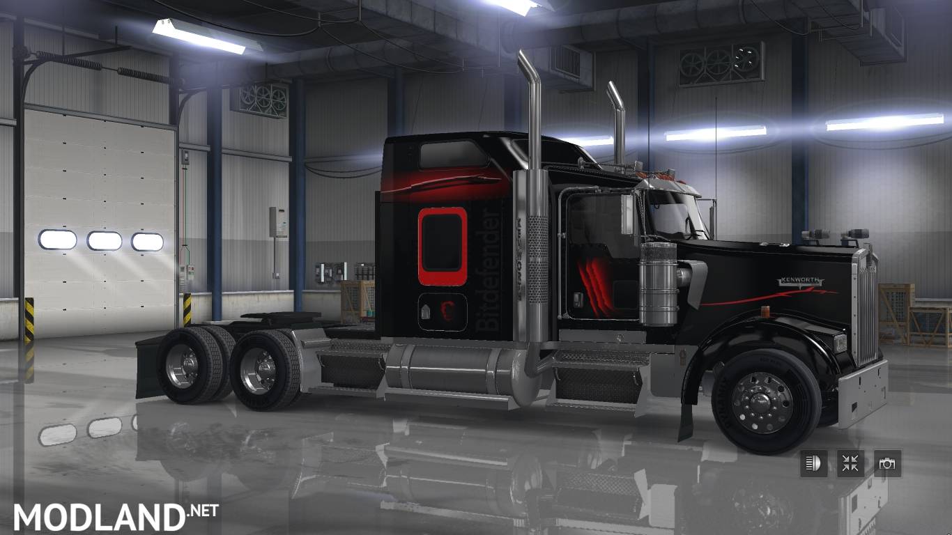 Bitdefender Skin for SCS Kenworth W900 - ATS