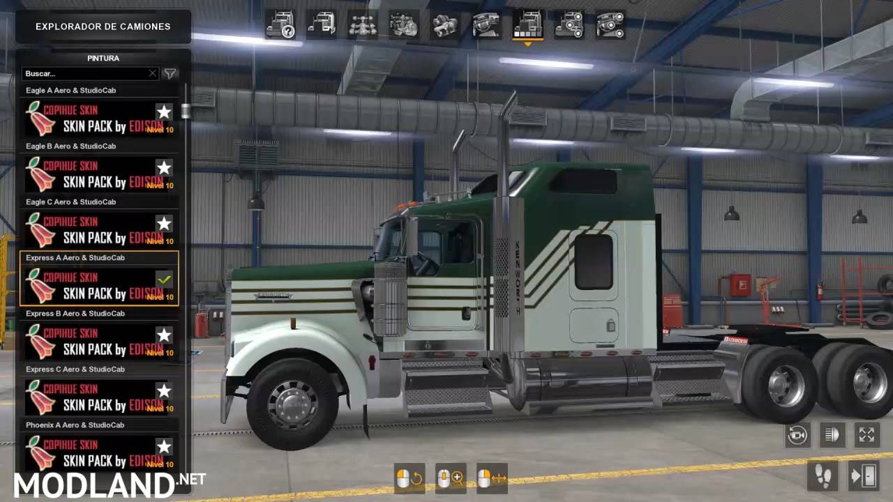 Skin pack 06 for Kenworth W900 Express Style by Edison