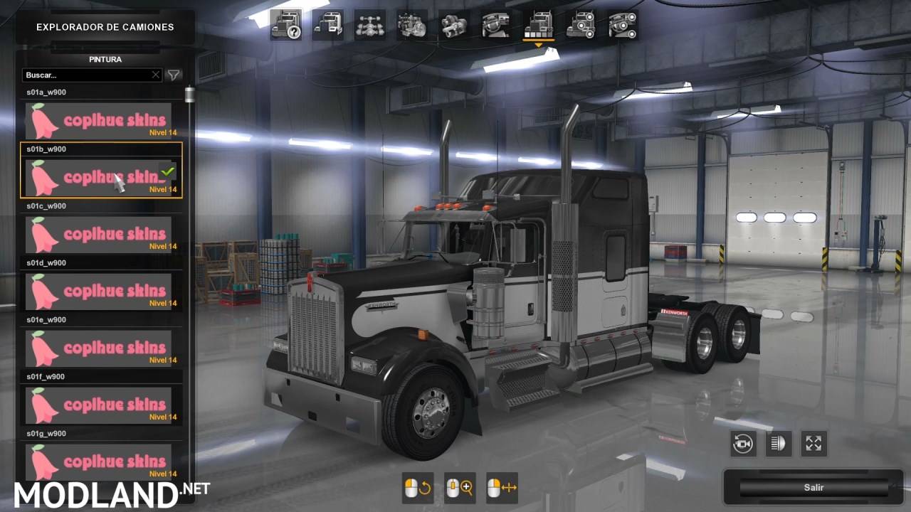 Skin pack 01 for Kenworth W900 by Edison [ATS 1.36.x]