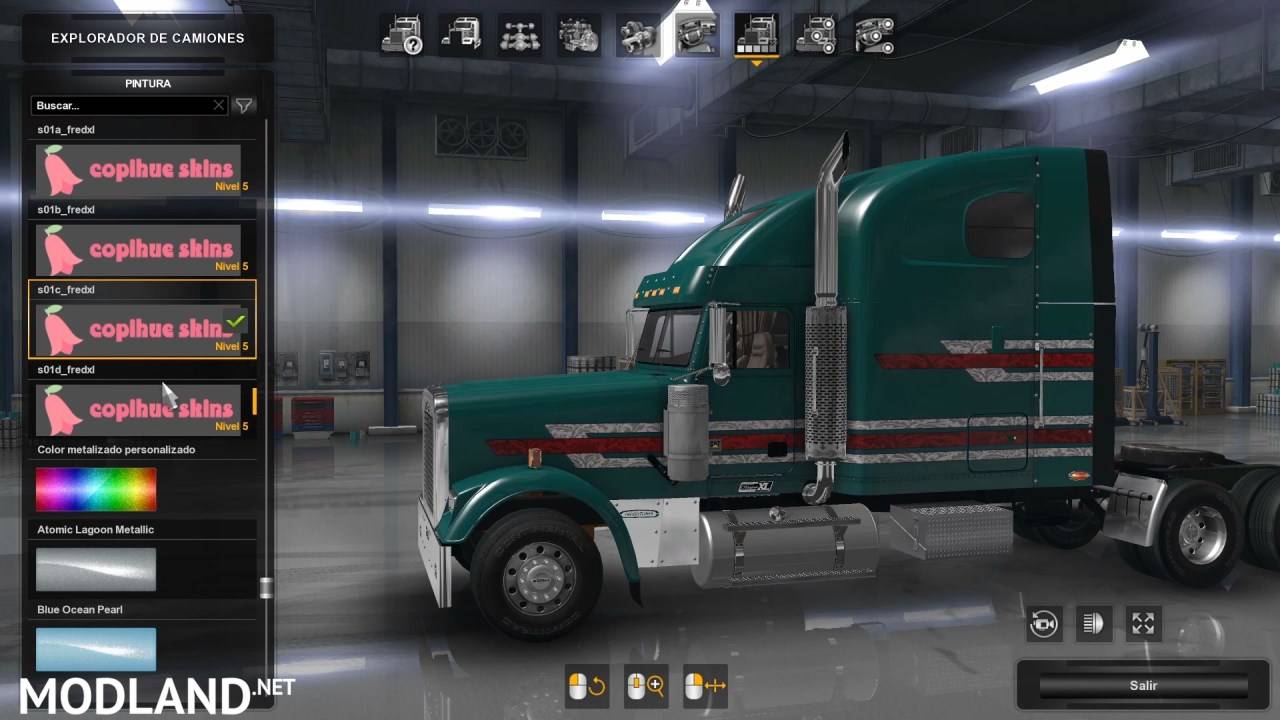 Skin pack 01 for Freightliner Classic XL (BSA Rev.) by Edison [ATS 1.36.x]
