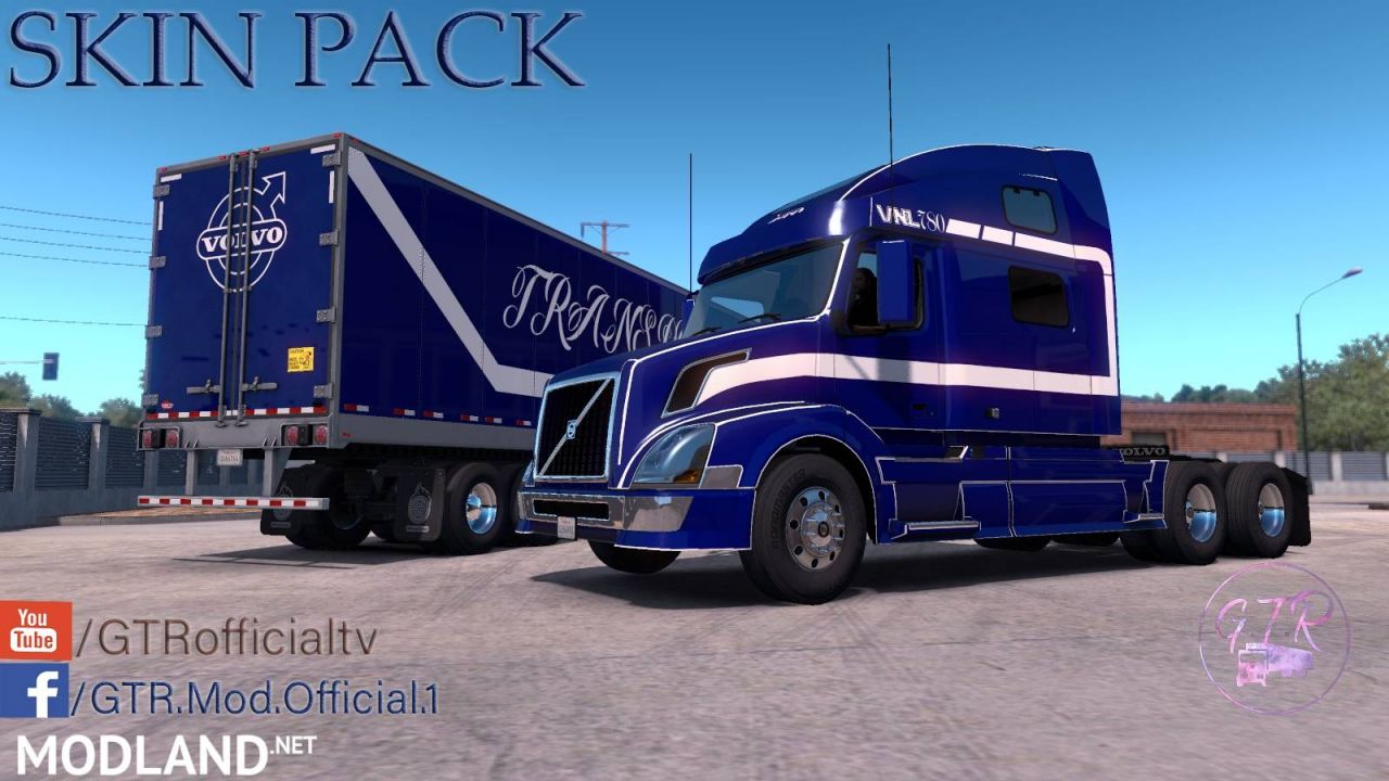 Skin Pack for Volvo VNL and Standard Trailers