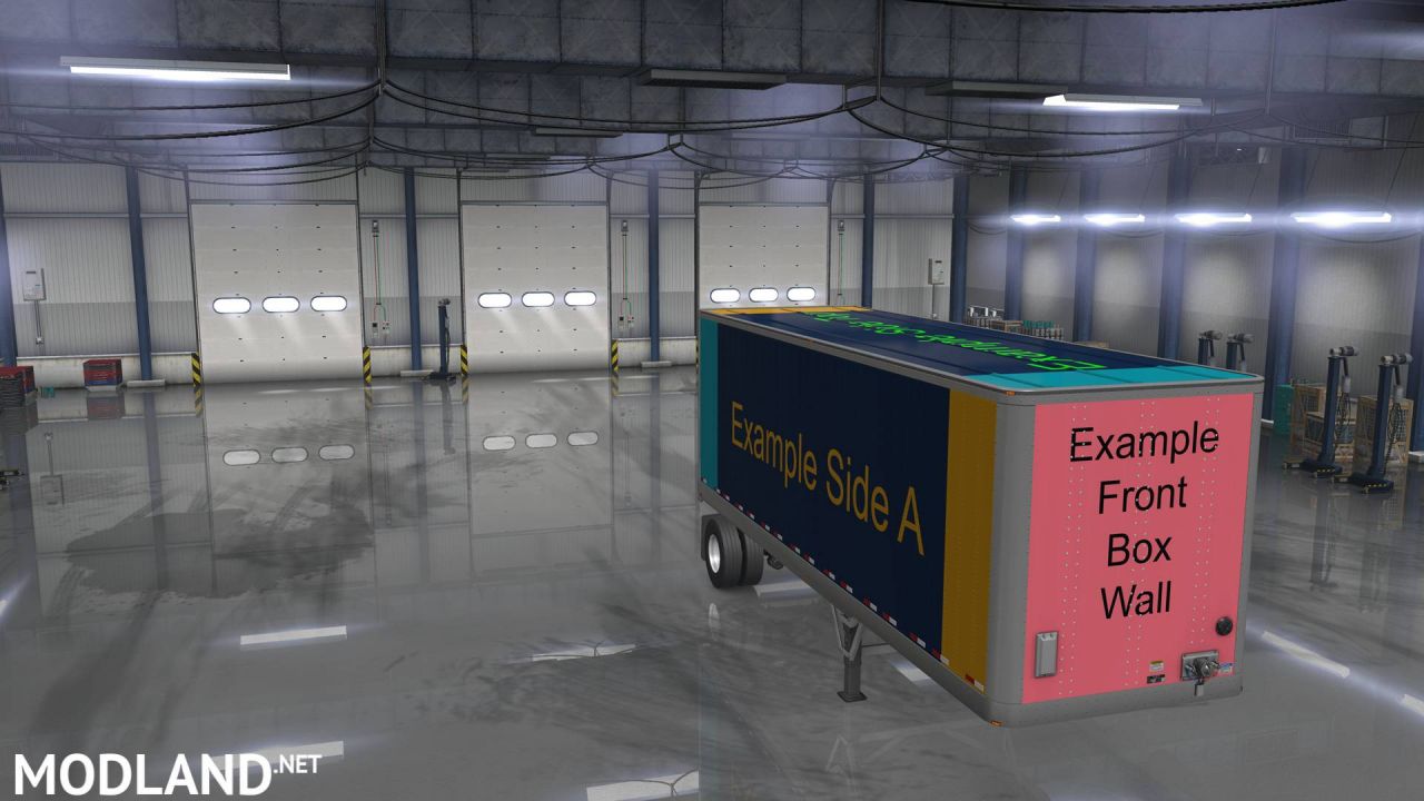 ATS Owned Trailers Templates with Example Skin Mod