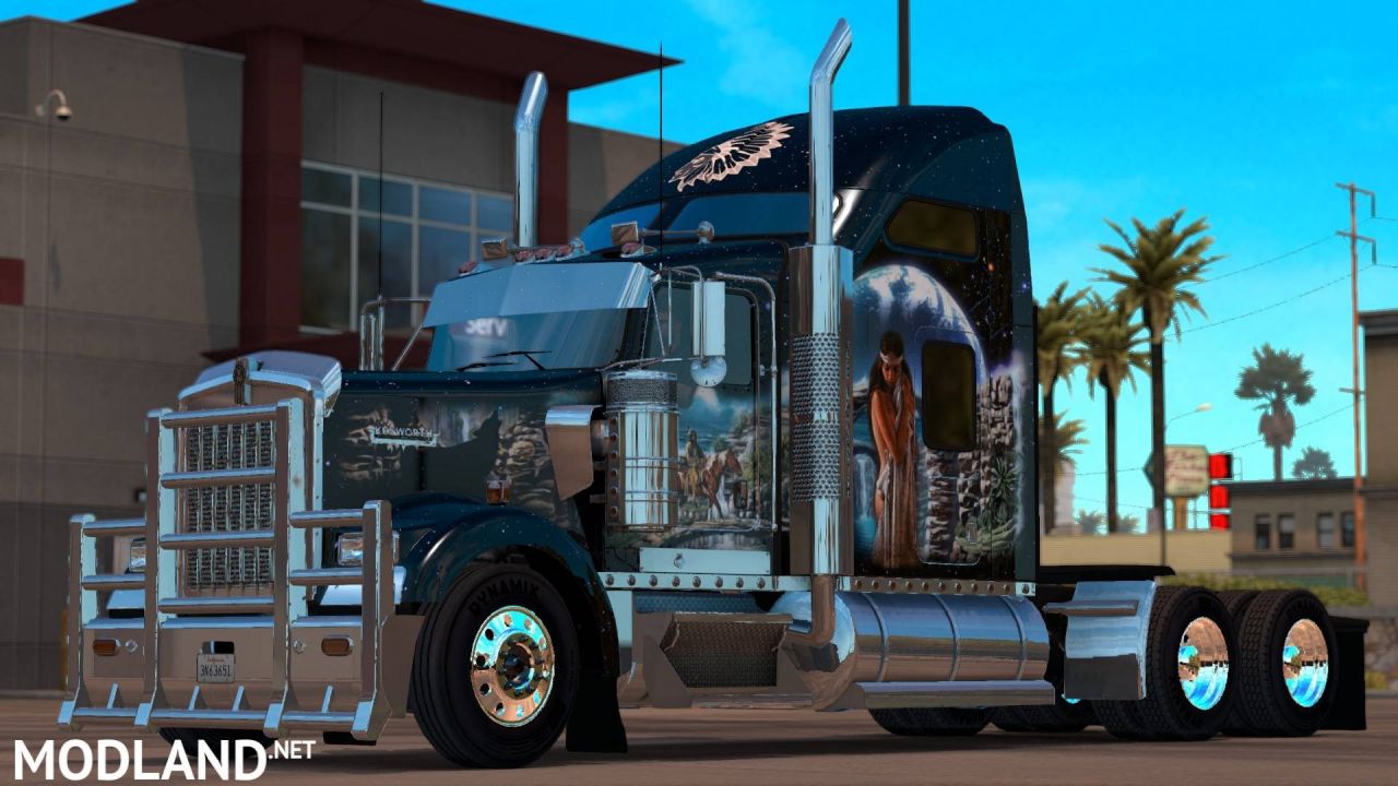 Indian (Airbrush) Skin for SCS Kenworth W900