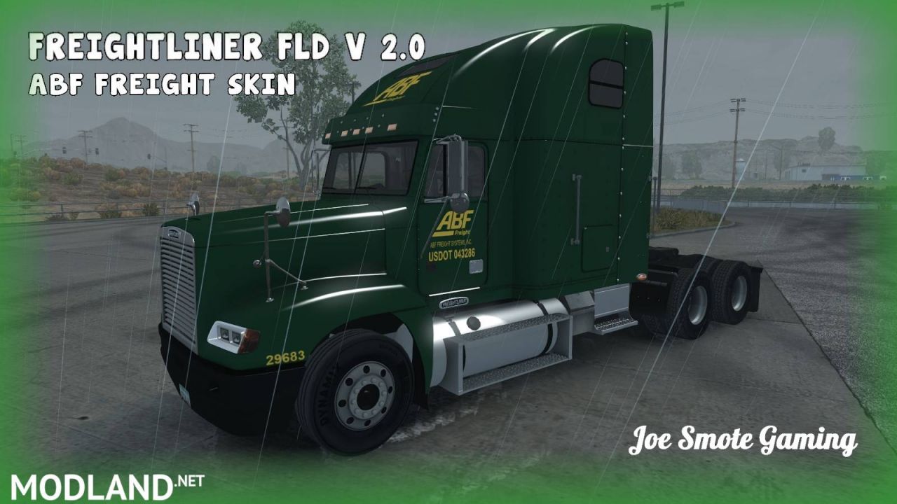 ABF Freight Skin For Freightliner FLD v 2.0 (ATS 1.30x)