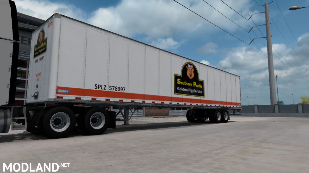 southern pacific golden pig service skin for zplate