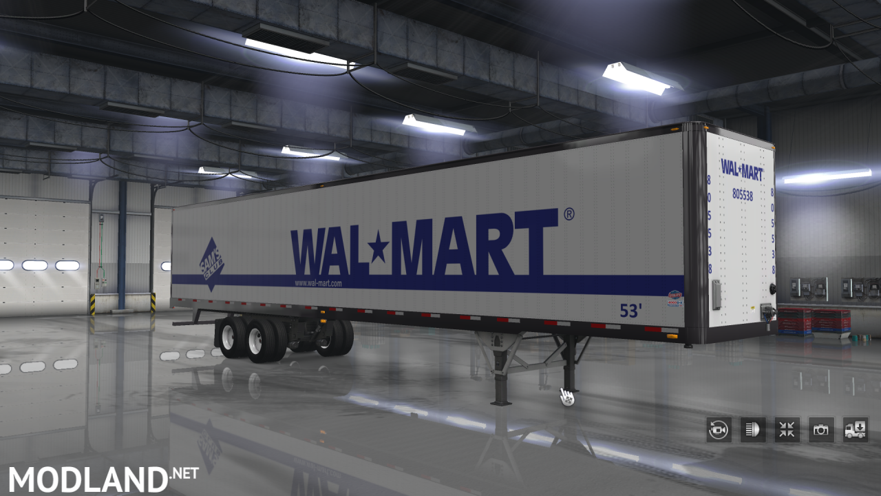 Walmart & sam's club own trailer skin