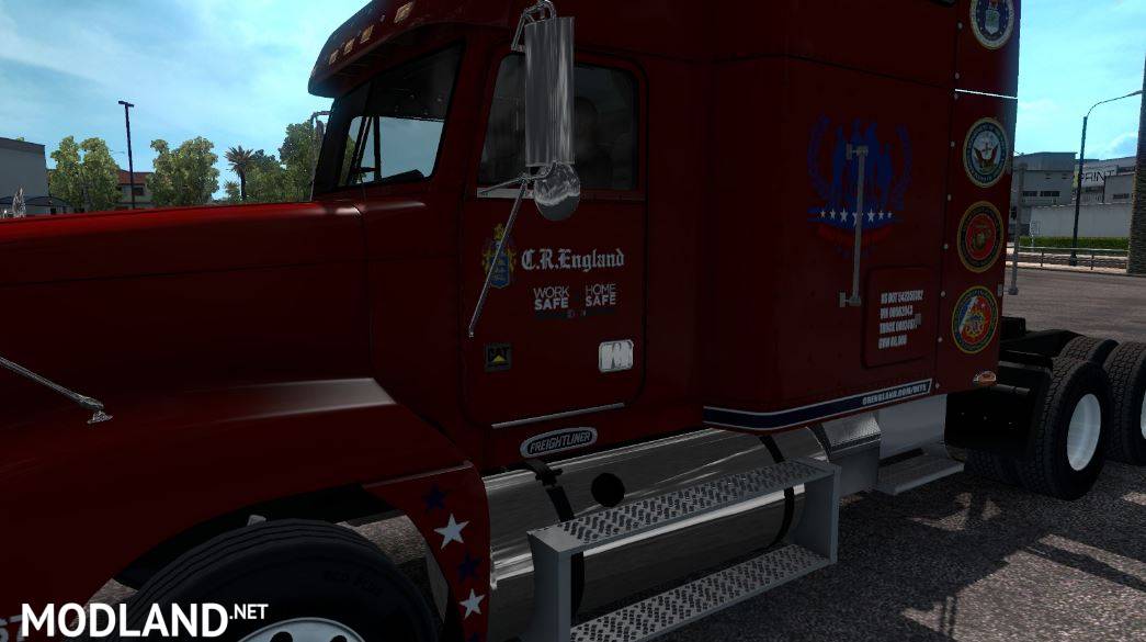 CR England [We Honor Our Troops] Skin For Freightliner FLD 