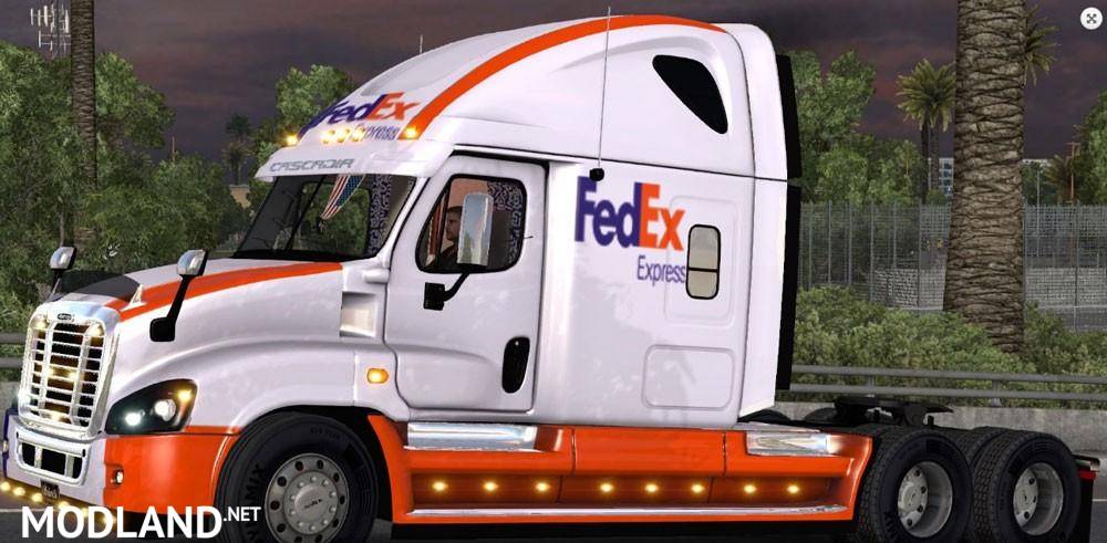 Freightliner Cascadia FedEx Skin