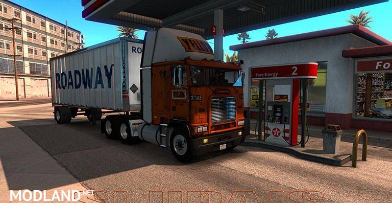 Freightliner FLB Yellow Fright System Skin