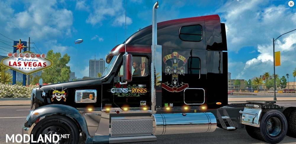 Guns N’ Roses Freightliner Coronado Skin