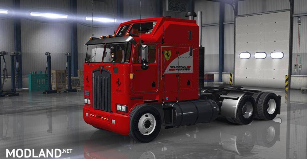 Kenworth K100 Aerodyne Scuderia Ferrari Skin