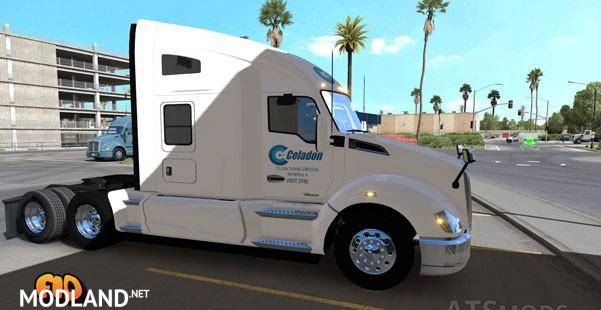 Kenworth T680 Celadon Trucking Skin