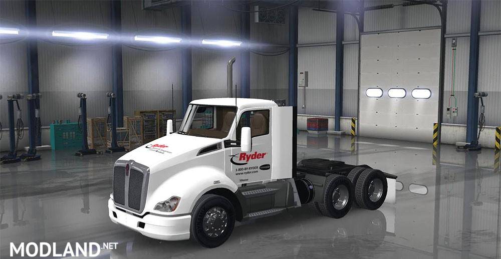 Kenworth T680 Daycab Ryder Skin