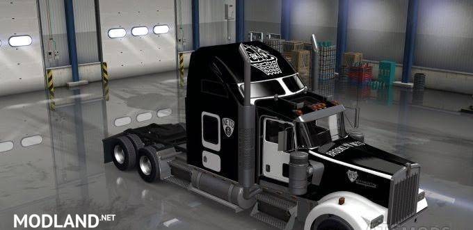 Kenworth W900 Brooklyn Nets skin